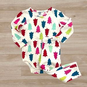 Okie Dokie Christmas Tree Matching Set 18 Months
